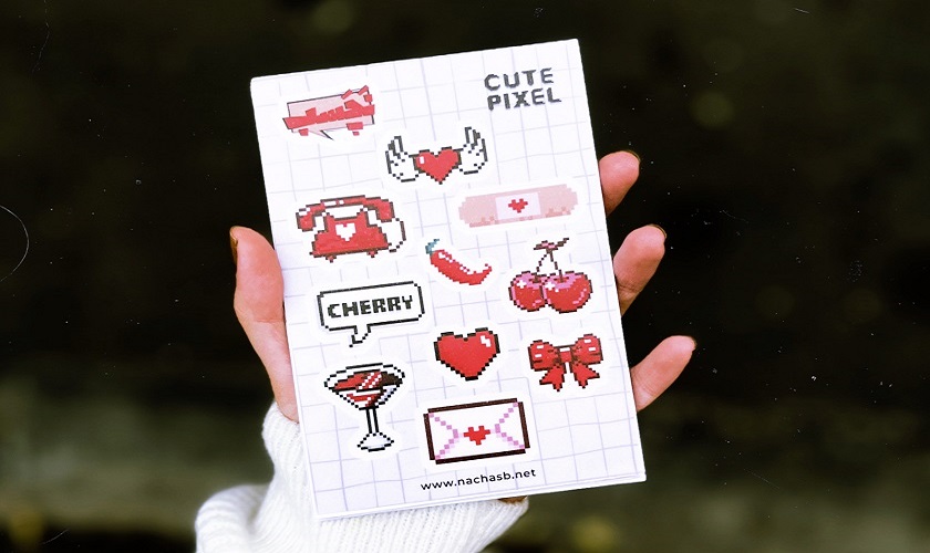 استیکر کیوت